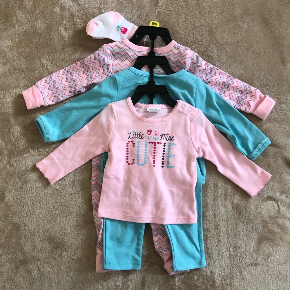 5 piece 6month girl set